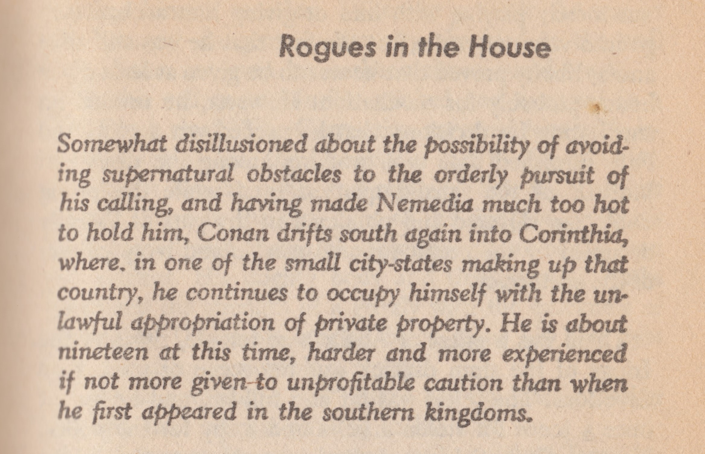 REH's Rogues In The House (a Conan tale) (Visual Audio Book) 